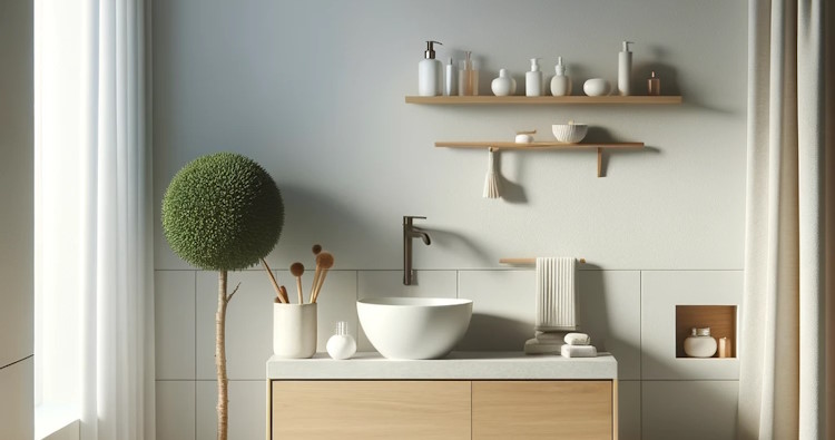 décoration salle de bain minimaliste