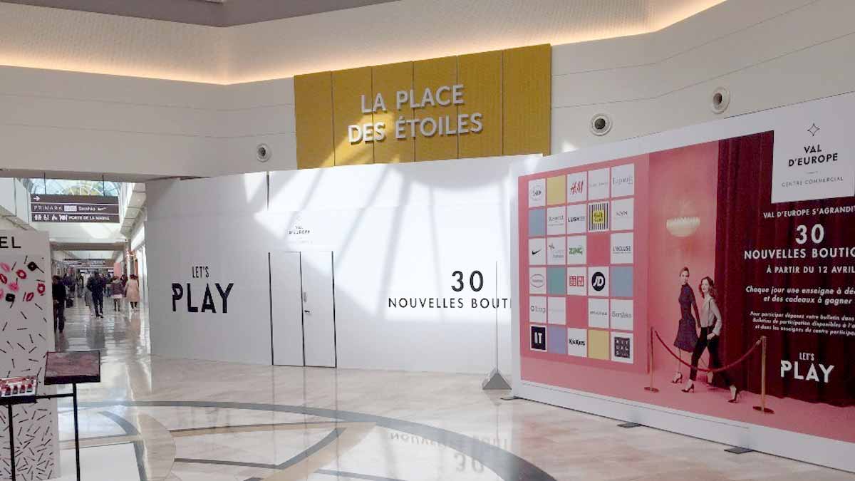 Dix boutiques doivent bientôt ouvrir au centre commercial Val d’Europe  découvrez lesquelles