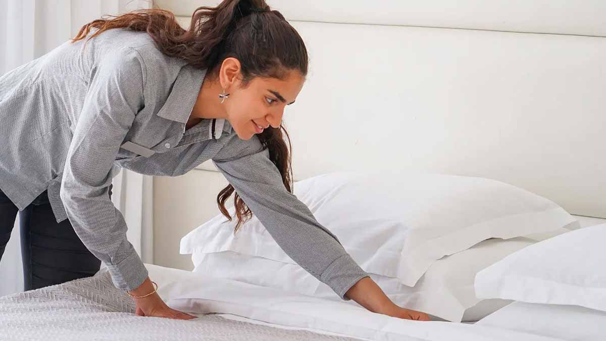 faire son lit au réveil